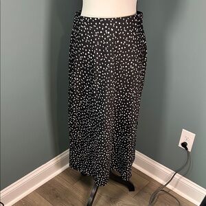 A New Day- Black and White Polka Dot Women's Skirt
